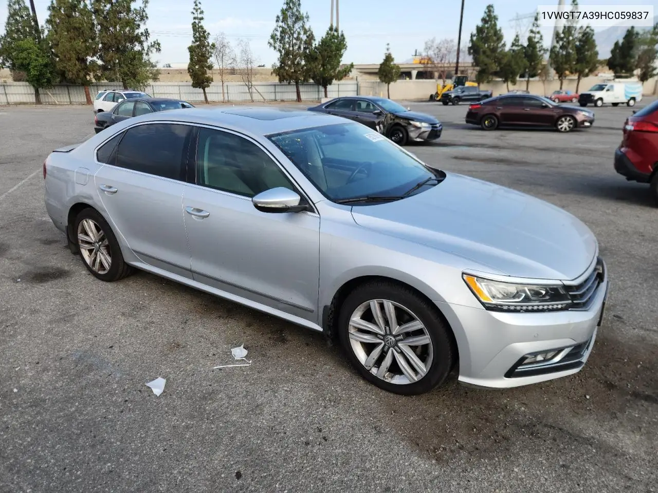 2017 Volkswagen Passat Se VIN: 1VWGT7A39HC059837 Lot: 65276385