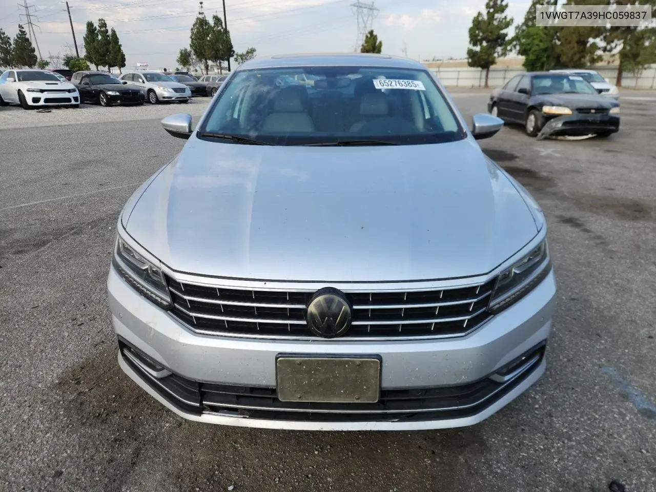2017 Volkswagen Passat Se VIN: 1VWGT7A39HC059837 Lot: 65276385