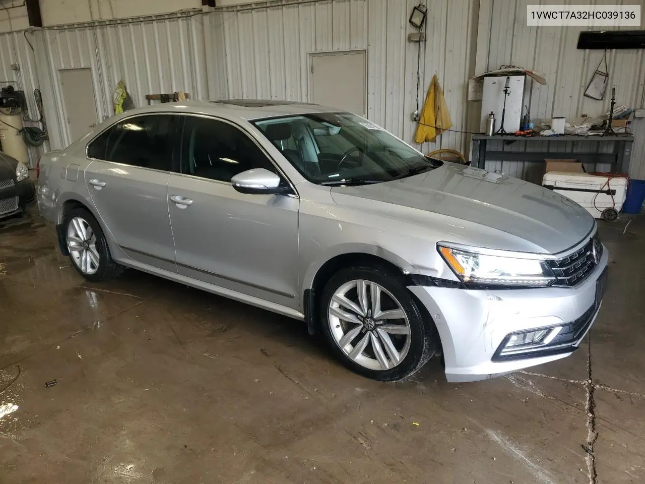 2017 Volkswagen Passat Sel Premium VIN: 1VWCT7A32HC039136 Lot: 65351965