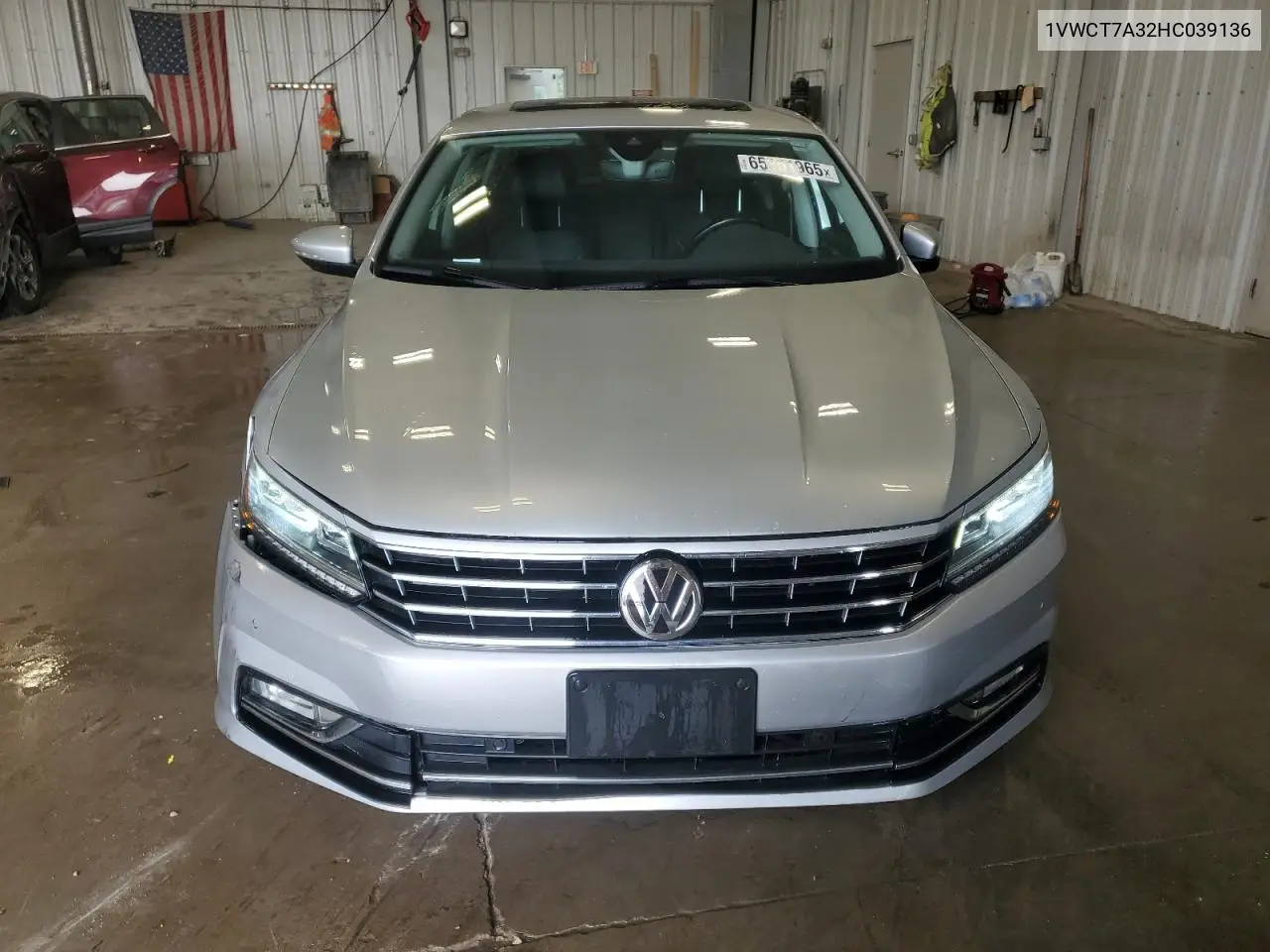 2017 Volkswagen Passat Sel Premium VIN: 1VWCT7A32HC039136 Lot: 65351965