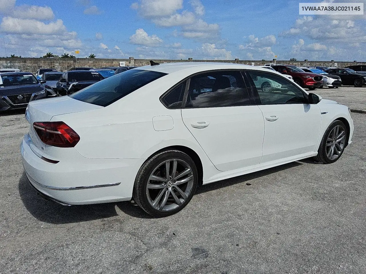2018 Volkswagen Passat S VIN: 1VWAA7A38JC021145 Lot: 59794265