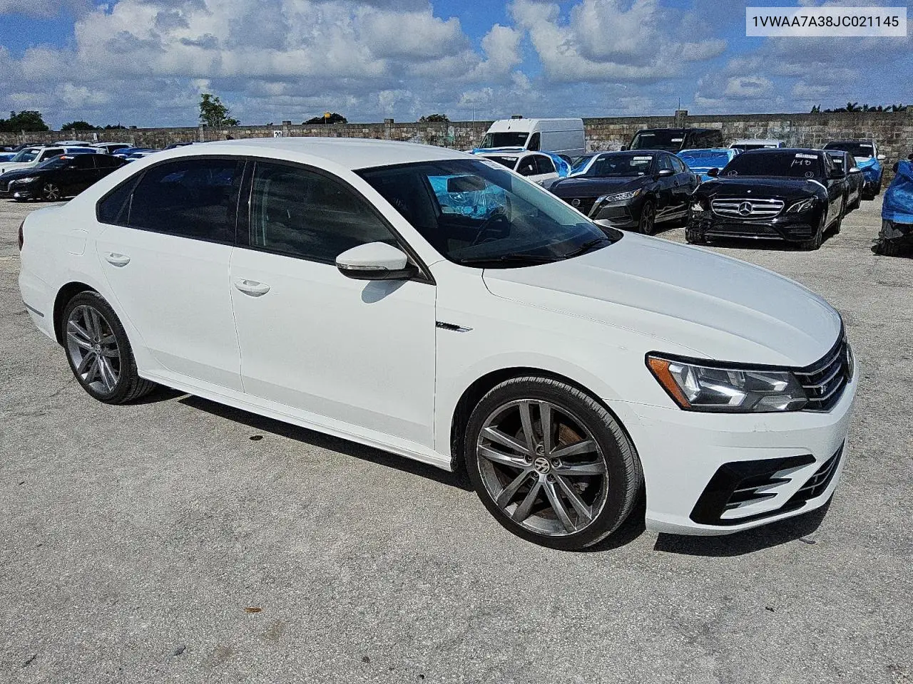 2018 Volkswagen Passat S VIN: 1VWAA7A38JC021145 Lot: 59794265