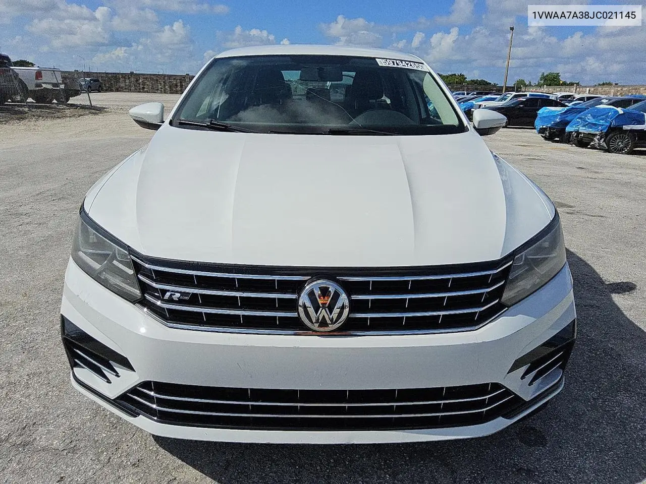 2018 Volkswagen Passat S VIN: 1VWAA7A38JC021145 Lot: 59794265