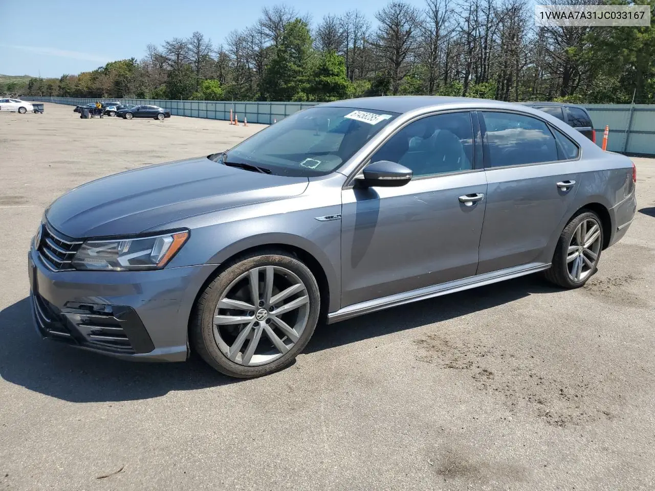 2018 Volkswagen Passat S VIN: 1VWAA7A31JC033167 Lot: 61458285