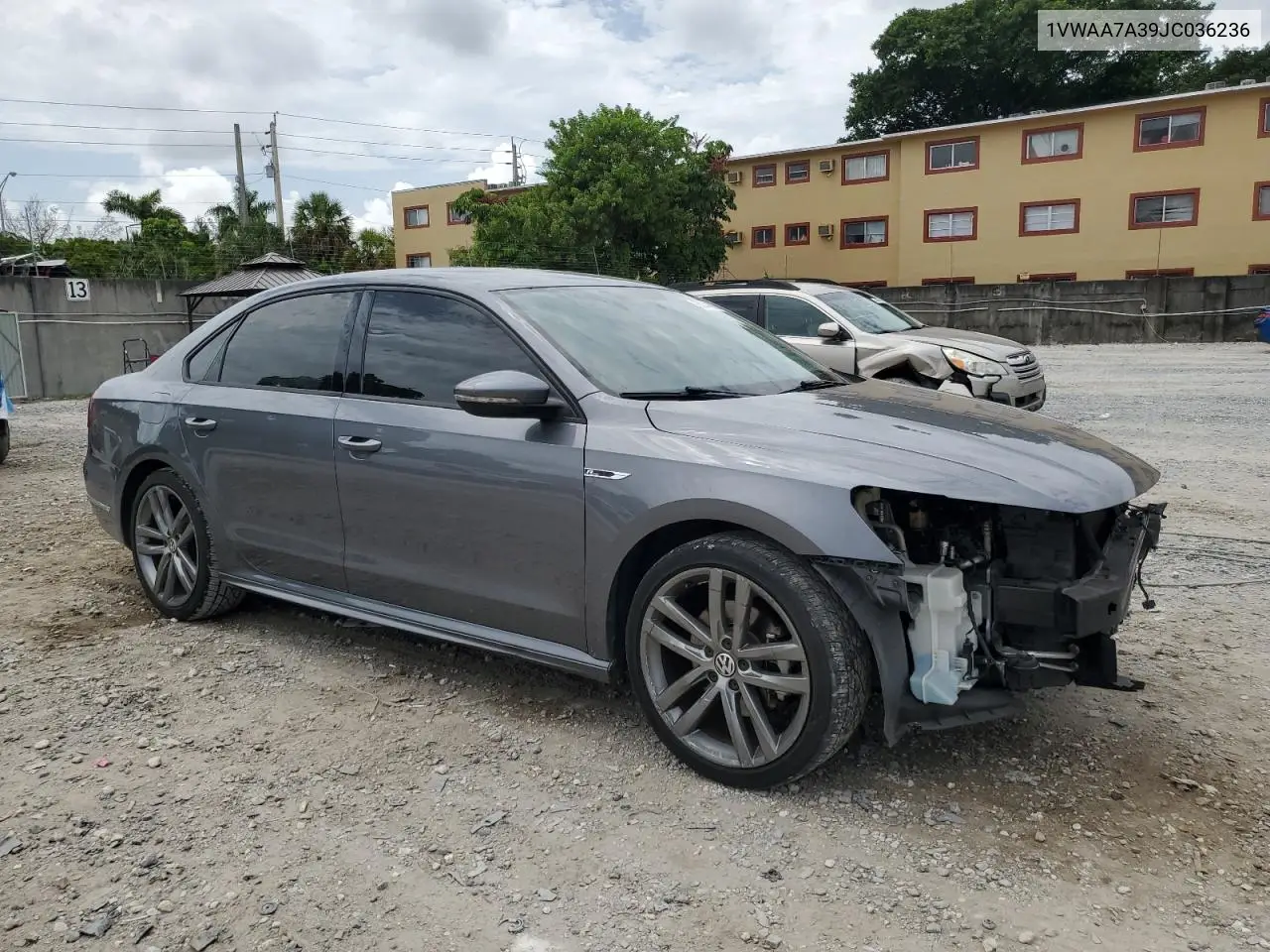 2018 Volkswagen Passat S VIN: 1VWAA7A39JC036236 Lot: 62844895