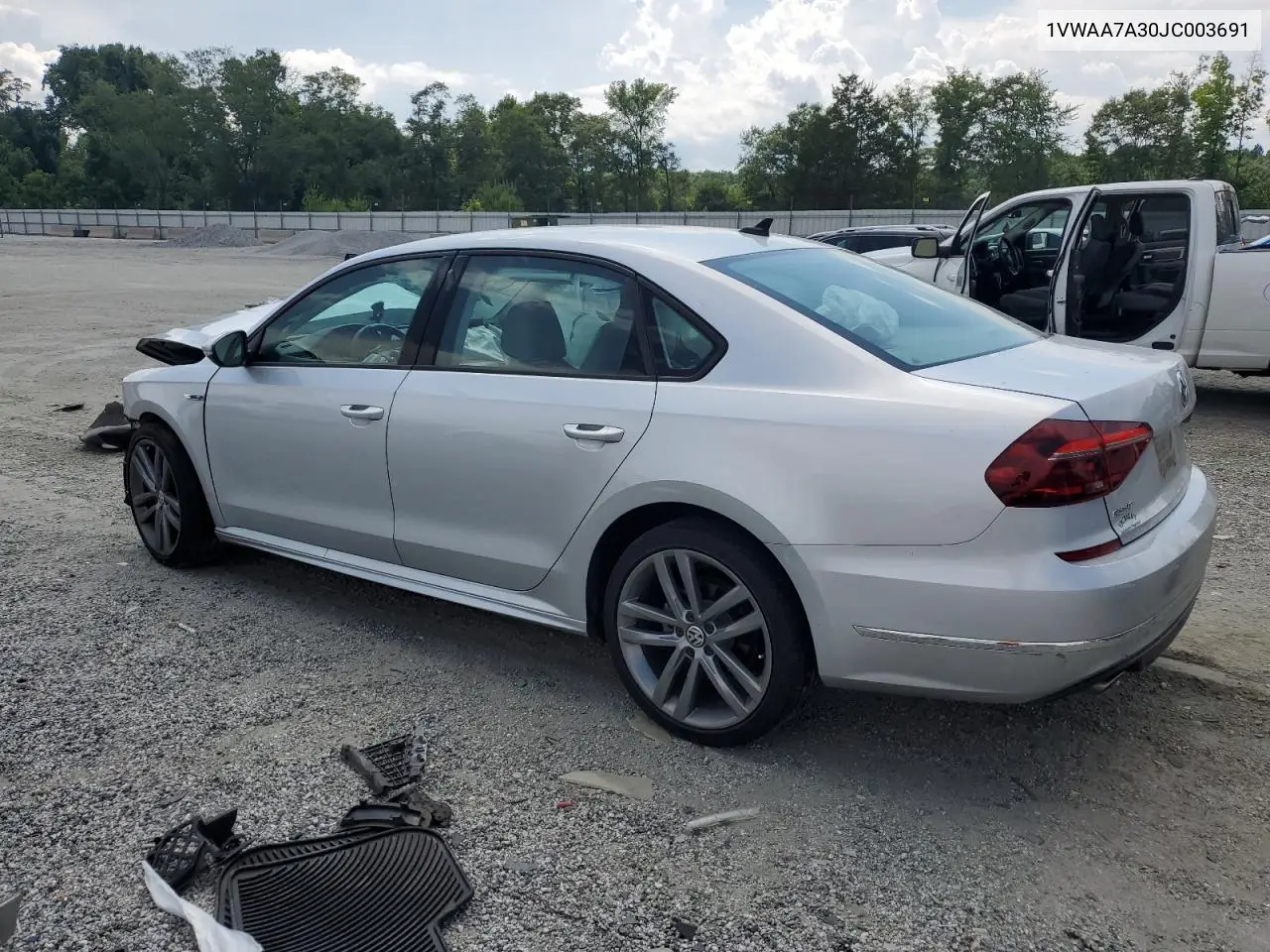 2018 Volkswagen Passat S VIN: 1VWAA7A30JC003691 Lot: 63257855