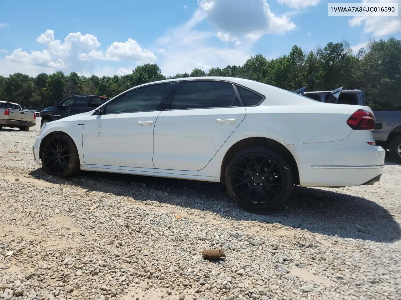 2018 Volkswagen Passat S VIN: 1VWAA7A34JC016590 Lot: 63272515