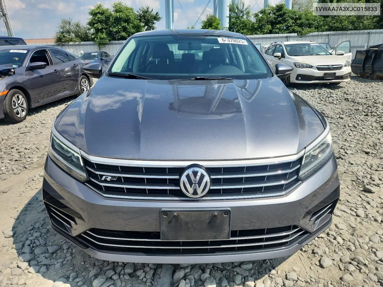 2018 Volkswagen Passat S VIN: 1VWAA7A3XJC015833 Lot: 64070625