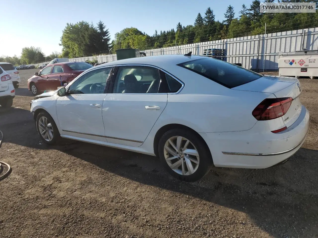 2018 Volkswagen Passat Se VIN: 1VWBA7A38JC017746 Lot: 64788055