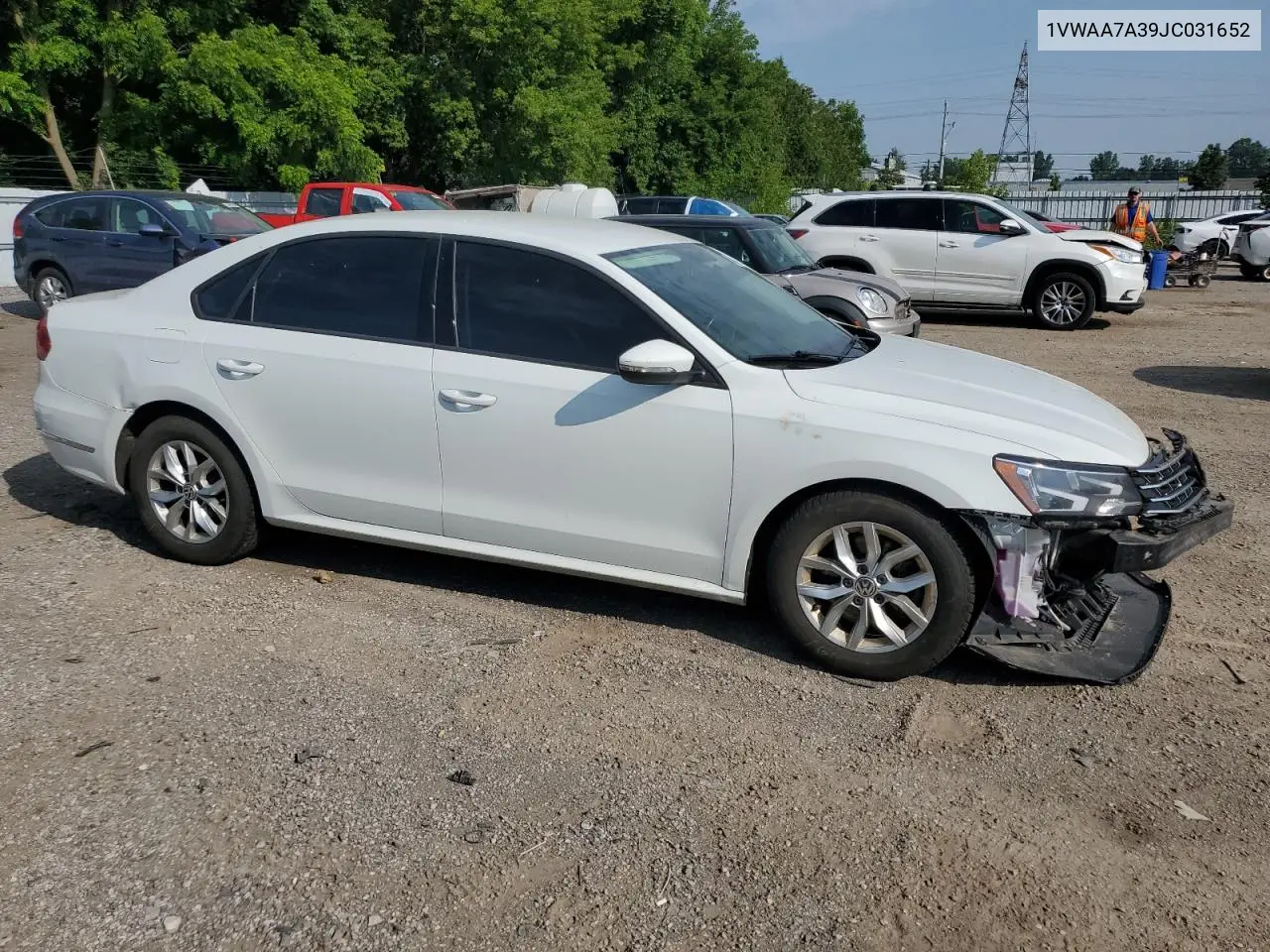2018 Volkswagen Passat S VIN: 1VWAA7A39JC031652 Lot: 64906755