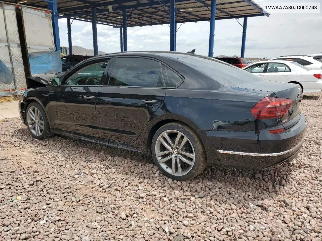 2018 Volkswagen Passat S VIN: 1VWAA7A30JC000743 Lot: 65273705