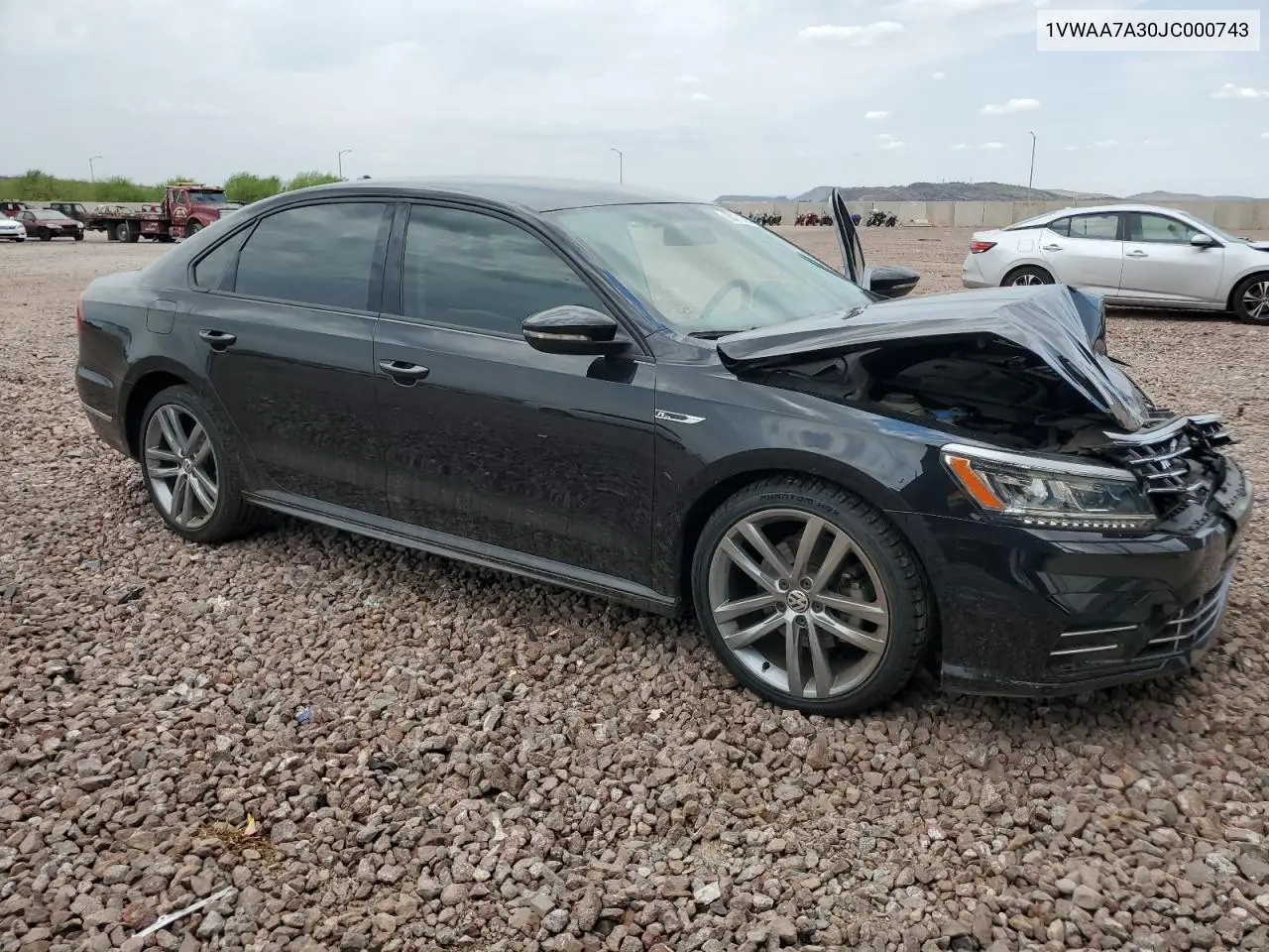 2018 Volkswagen Passat S VIN: 1VWAA7A30JC000743 Lot: 65273705