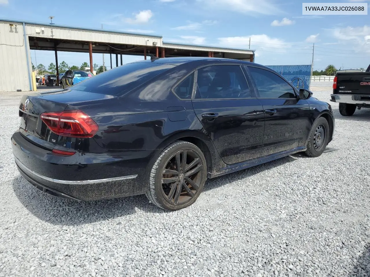 2018 Volkswagen Passat S VIN: 1VWAA7A33JC026088 Lot: 65312455