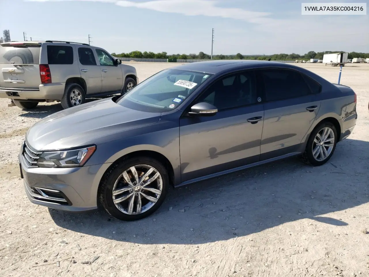 2019 Volkswagen Passat Wolfsburg VIN: 1VWLA7A35KC004216 Lot: 55690735