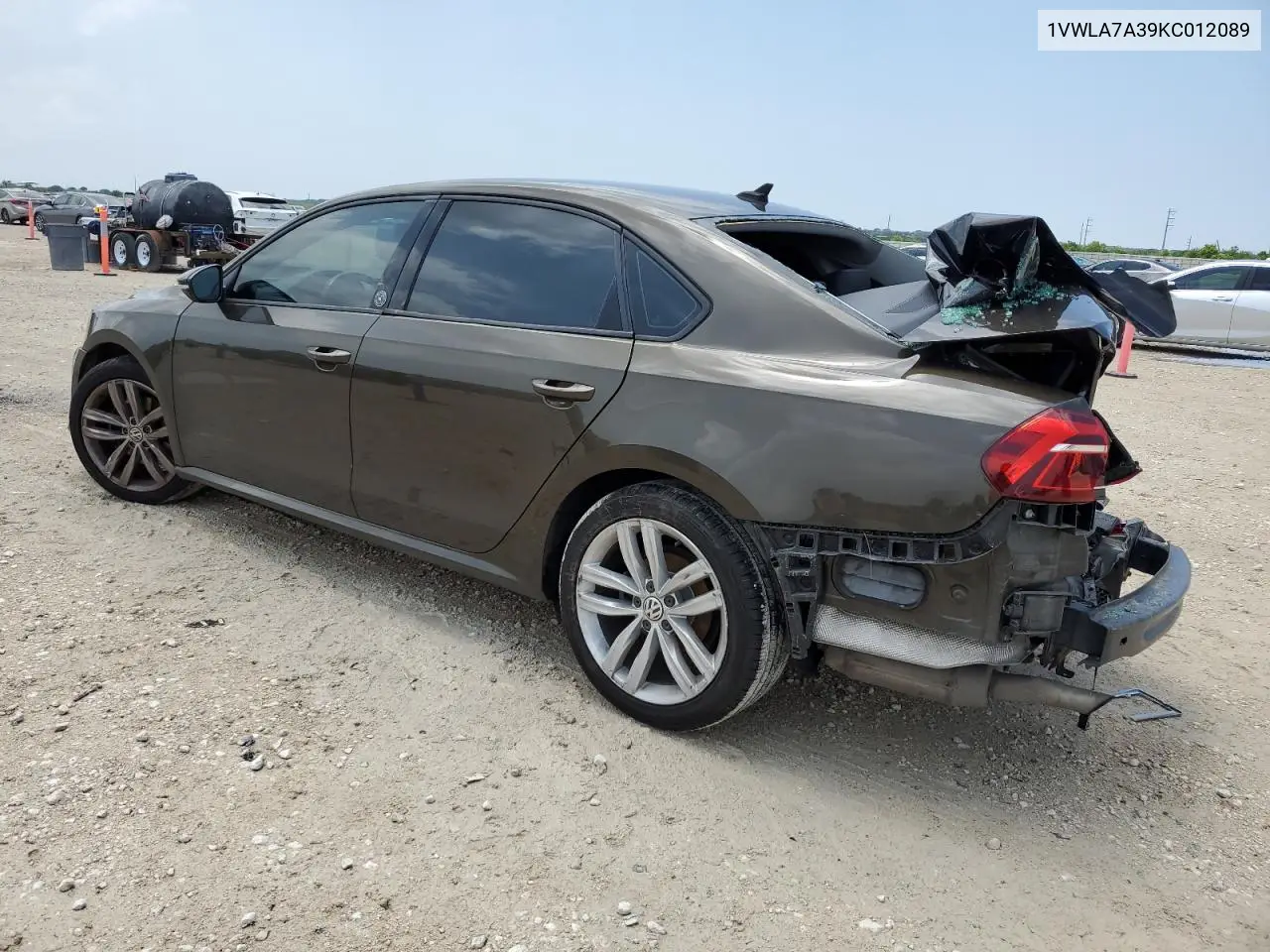 2019 Volkswagen Passat Wolfsburg VIN: 1VWLA7A39KC012089 Lot: 55779695