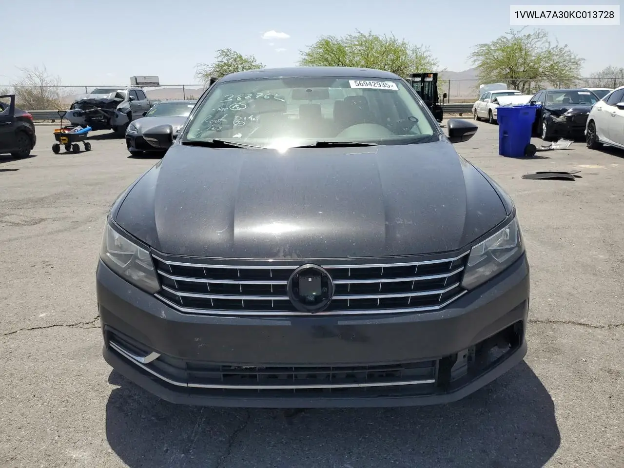 2019 Volkswagen Passat Wolfsburg VIN: 1VWLA7A30KC013728 Lot: 56942935