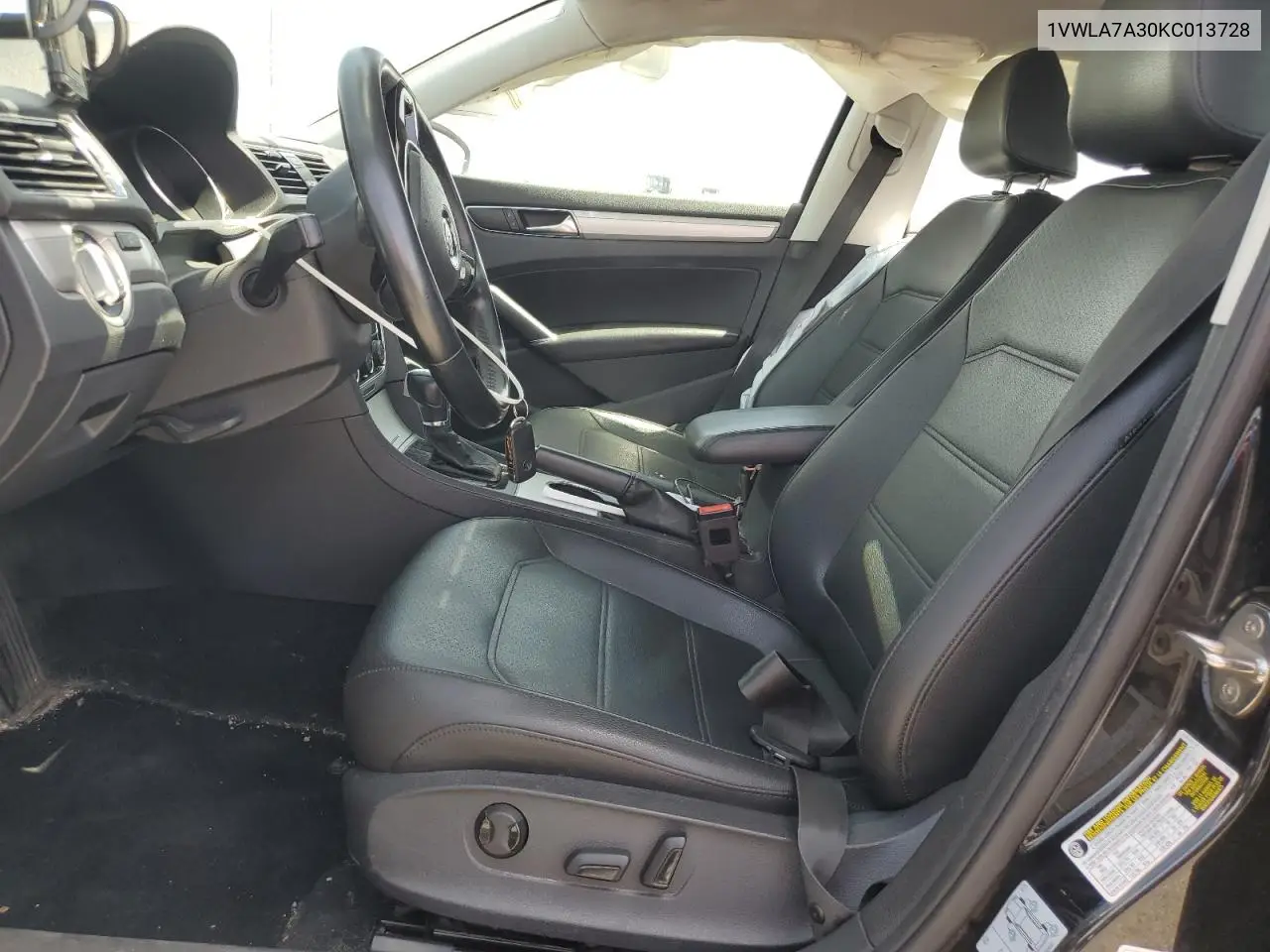 2019 Volkswagen Passat Wolfsburg VIN: 1VWLA7A30KC013728 Lot: 56942935