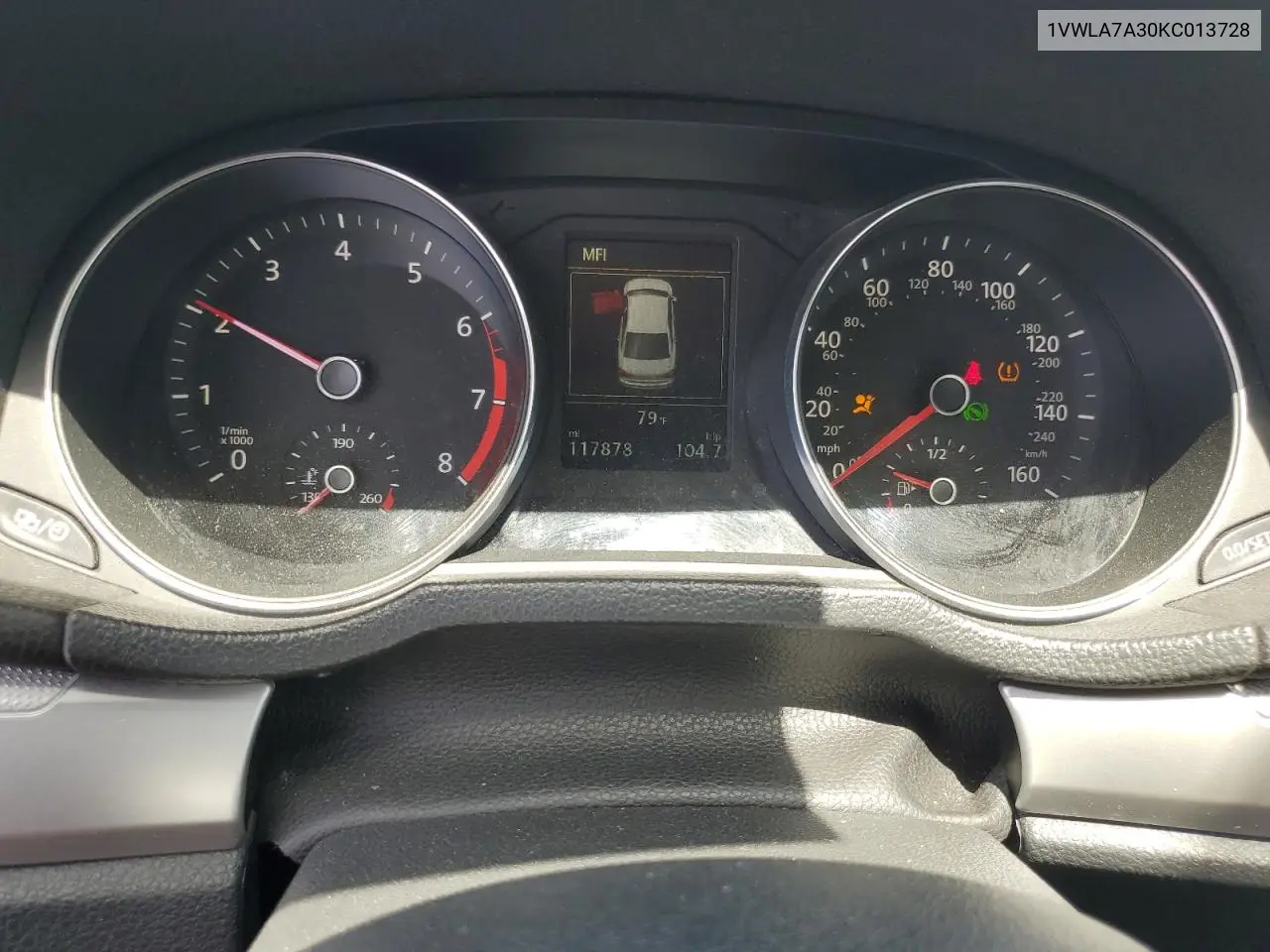 2019 Volkswagen Passat Wolfsburg VIN: 1VWLA7A30KC013728 Lot: 56942935