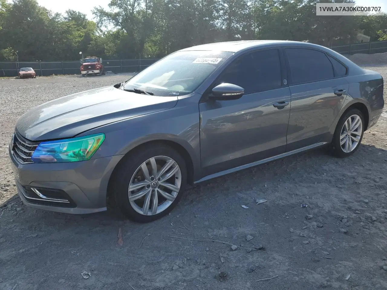 2019 Volkswagen Passat Wolfsburg VIN: 1VWLA7A30KC008707 Lot: 62858445