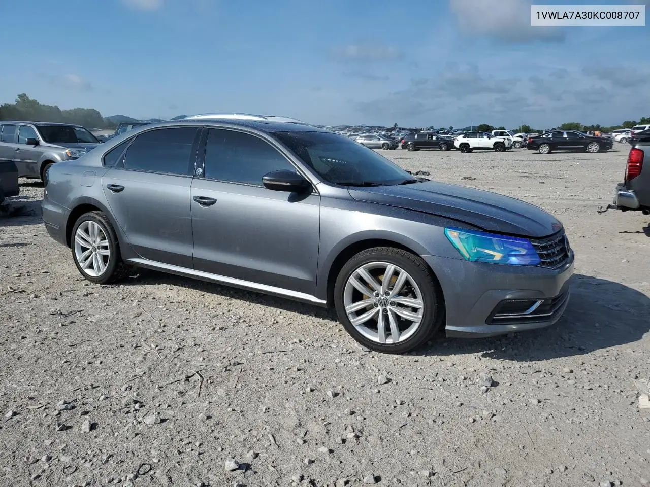 2019 Volkswagen Passat Wolfsburg VIN: 1VWLA7A30KC008707 Lot: 62858445