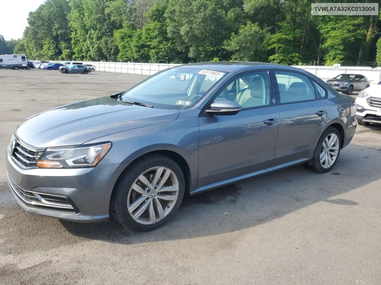 2019 Volkswagen Passat Wolfsburg VIN: 1VWLA7A32KC013004 Lot: 62879905