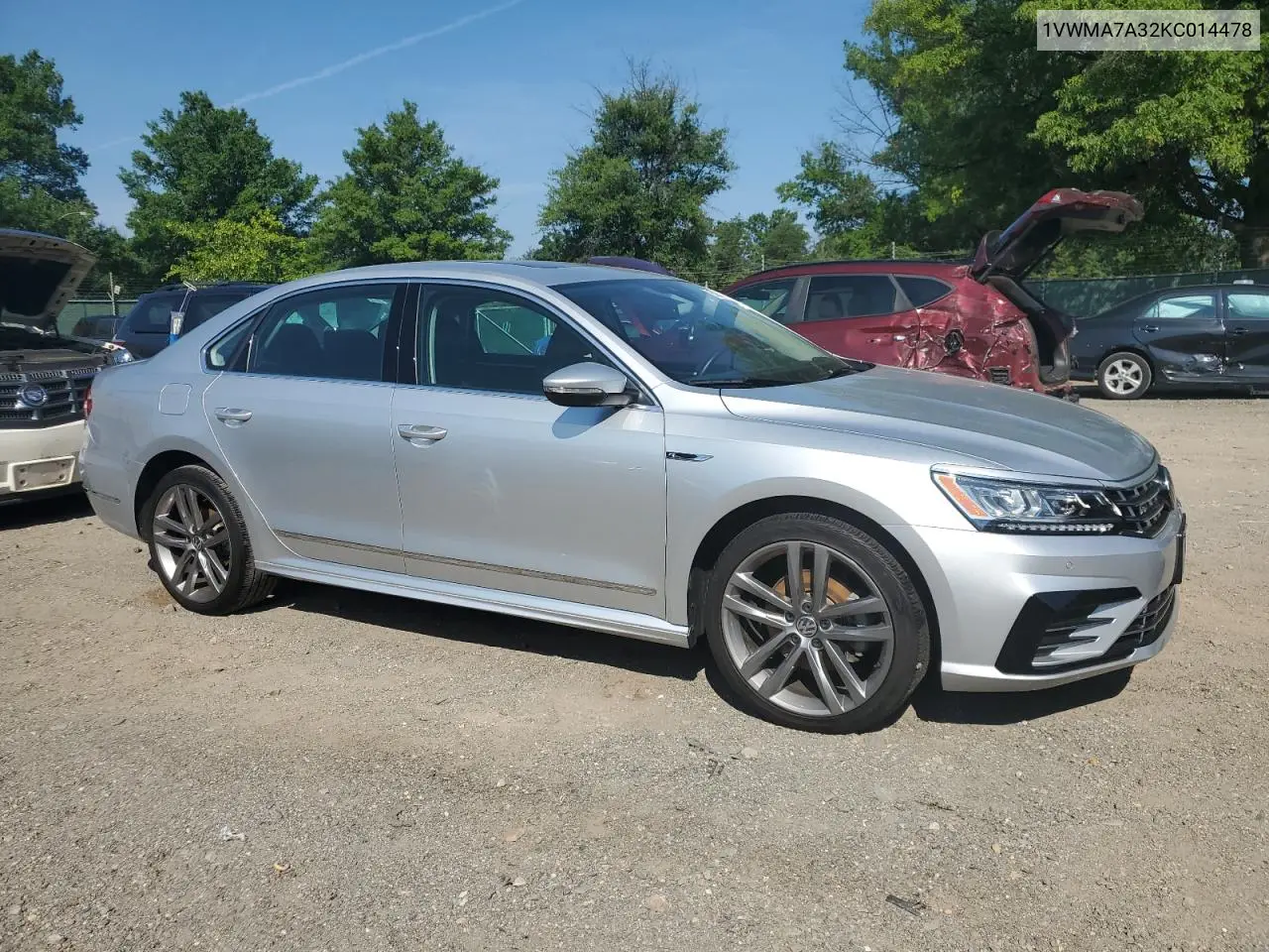 2019 Volkswagen Passat Se R-Line VIN: 1VWMA7A32KC014478 Lot: 63054045