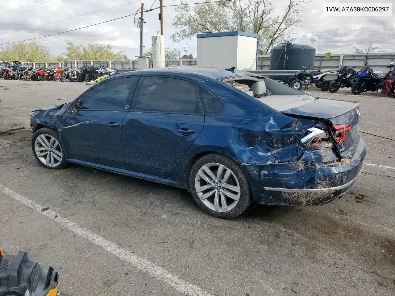 2019 Volkswagen Passat Wolfsburg VIN: 1VWLA7A38KC006297 Lot: 63166215