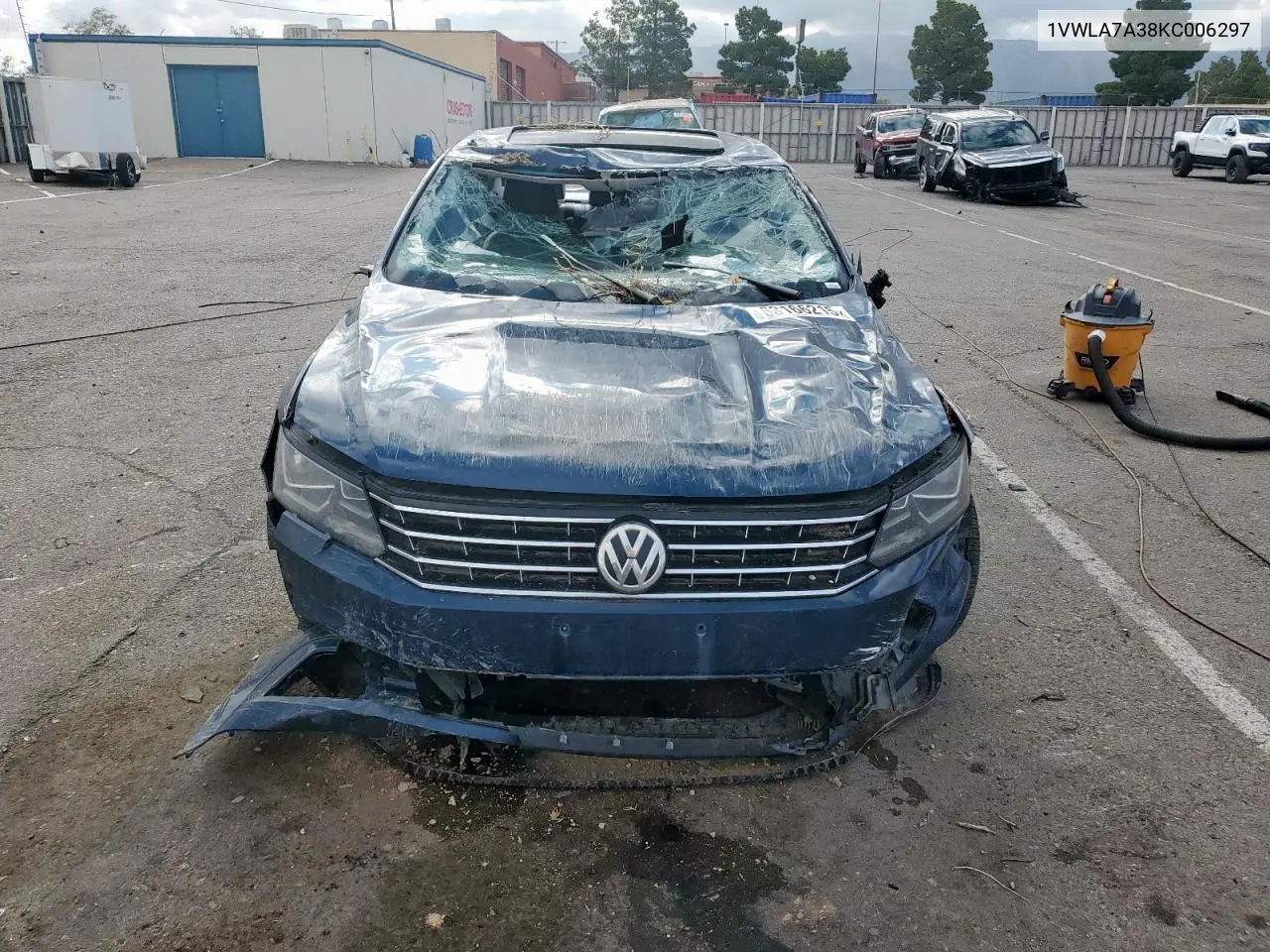 2019 Volkswagen Passat Wolfsburg VIN: 1VWLA7A38KC006297 Lot: 63166215