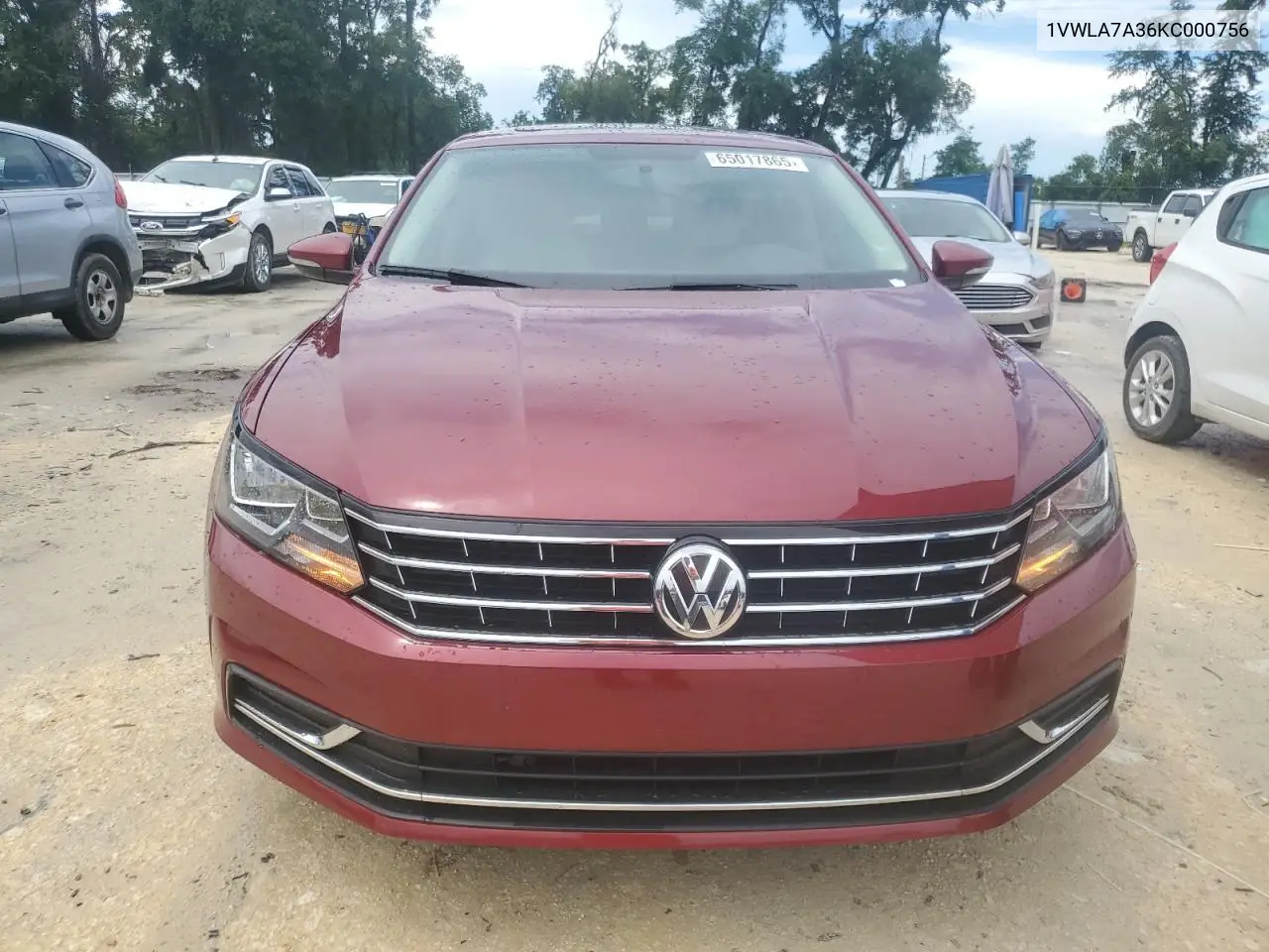2019 Volkswagen Passat Wolfsburg VIN: 1VWLA7A36KC000756 Lot: 65017865