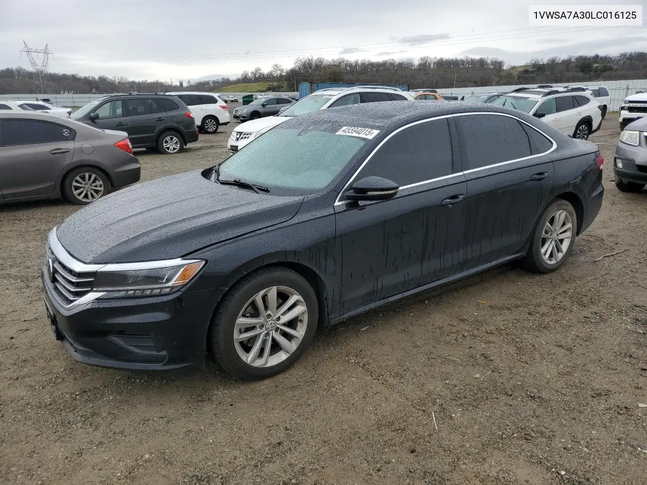 2020 Volkswagen Passat Se VIN: 1VWSA7A30LC016125 Lot: 45594015