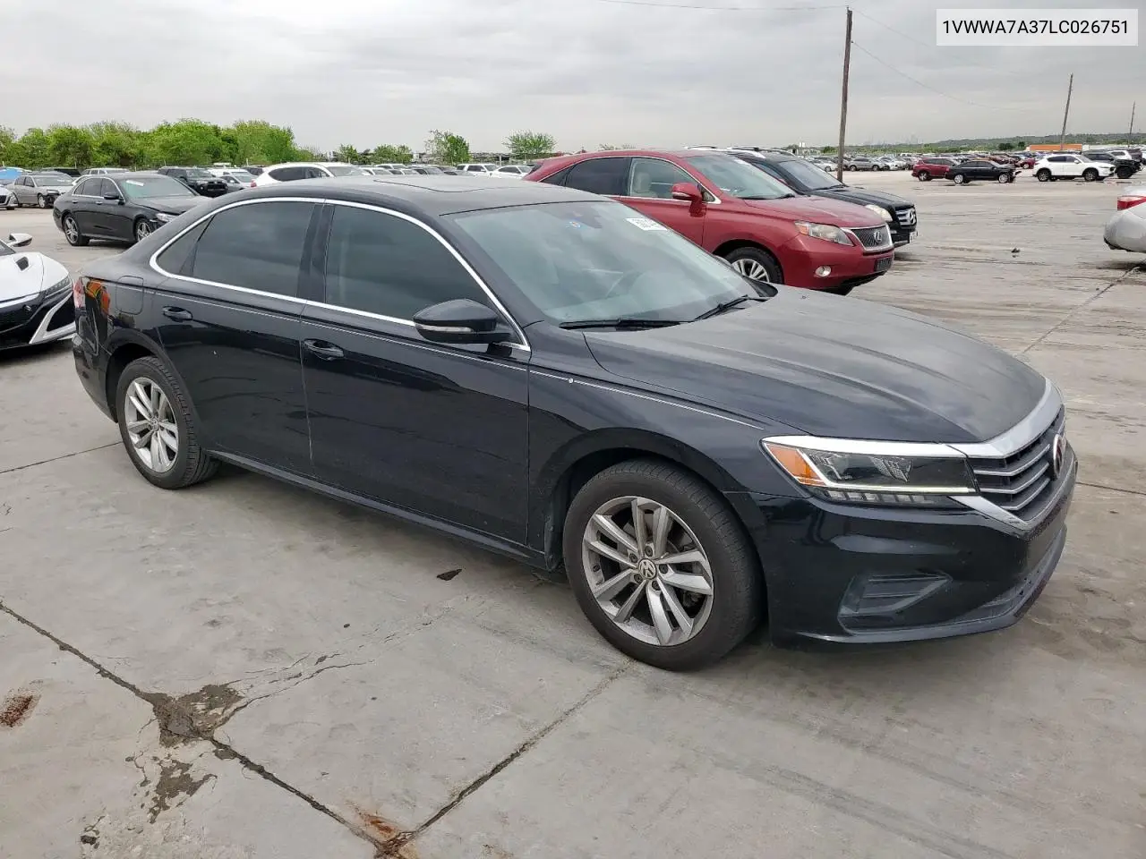 2020 Volkswagen Passat Se VIN: 1VWWA7A37LC026751 Lot: 50214295