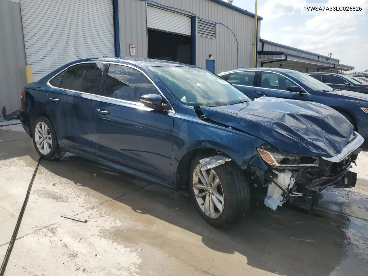 2020 Volkswagen Passat Se VIN: 1VWSA7A33LC026826 Lot: 53975365
