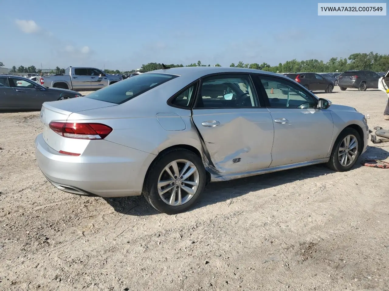 2020 Volkswagen Passat S VIN: 1VWAA7A32LC007549 Lot: 56415615