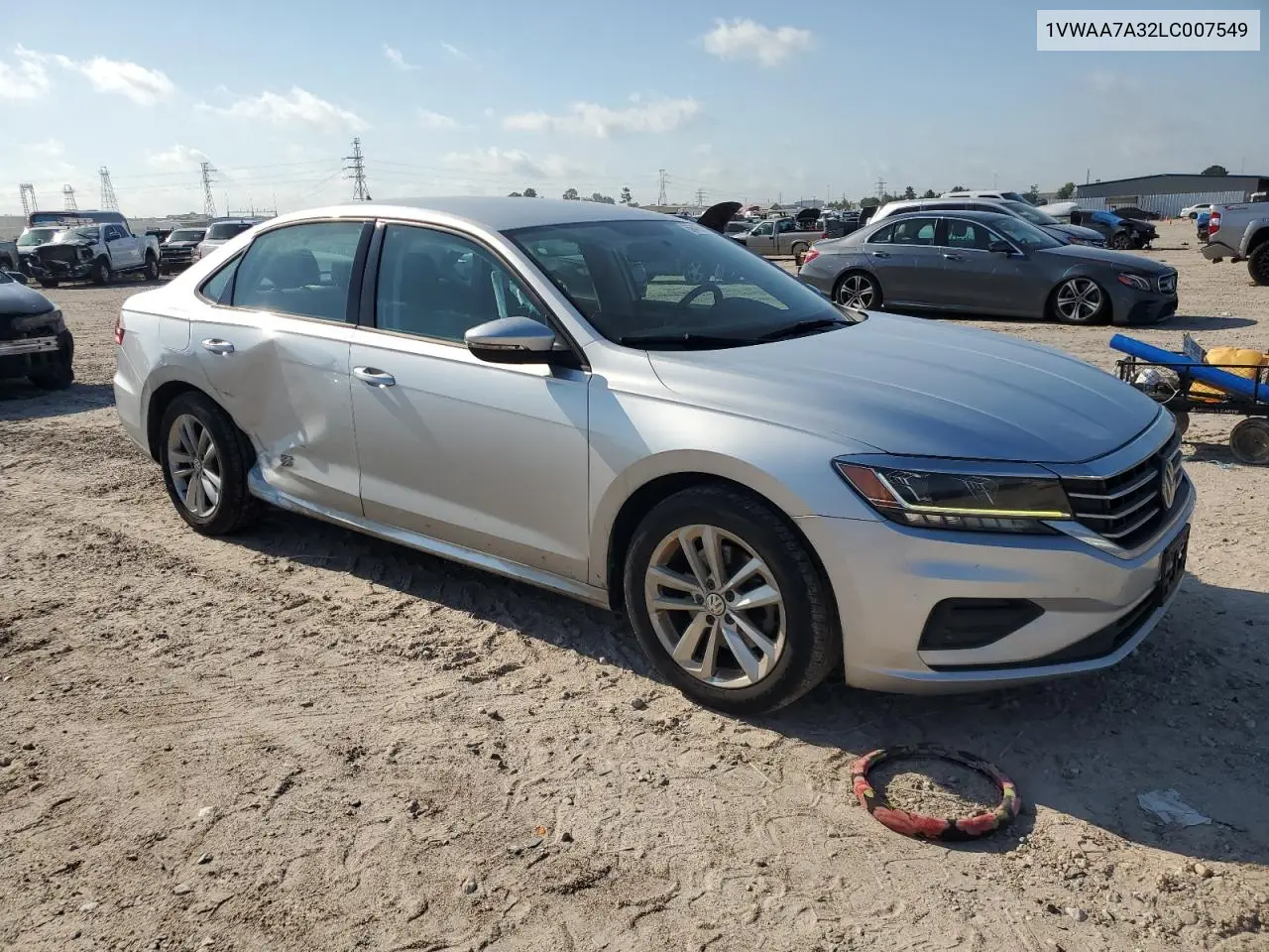 2020 Volkswagen Passat S VIN: 1VWAA7A32LC007549 Lot: 56415615