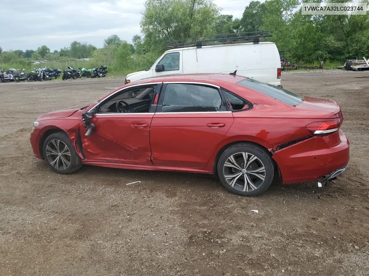 2020 Volkswagen Passat Sel VIN: 1VWCA7A32LC023744 Lot: 63241155