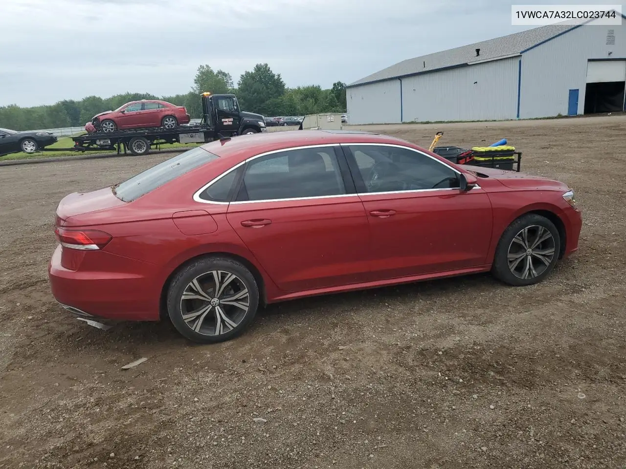 2020 Volkswagen Passat Sel VIN: 1VWCA7A32LC023744 Lot: 63241155