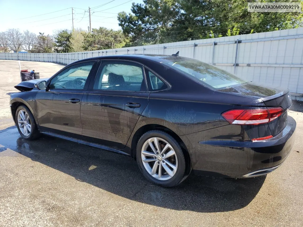 2021 Volkswagen Passat S VIN: 1VWAA7A30MC009219 Lot: 52414125