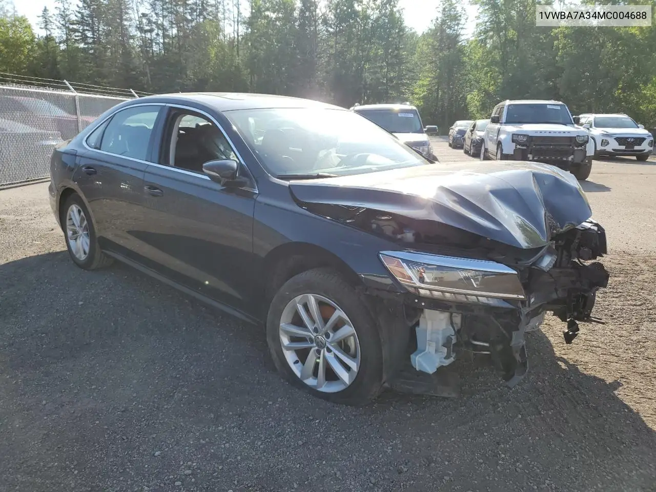 2021 Volkswagen Passat Highline VIN: 1VWBA7A34MC004688 Lot: 58244855