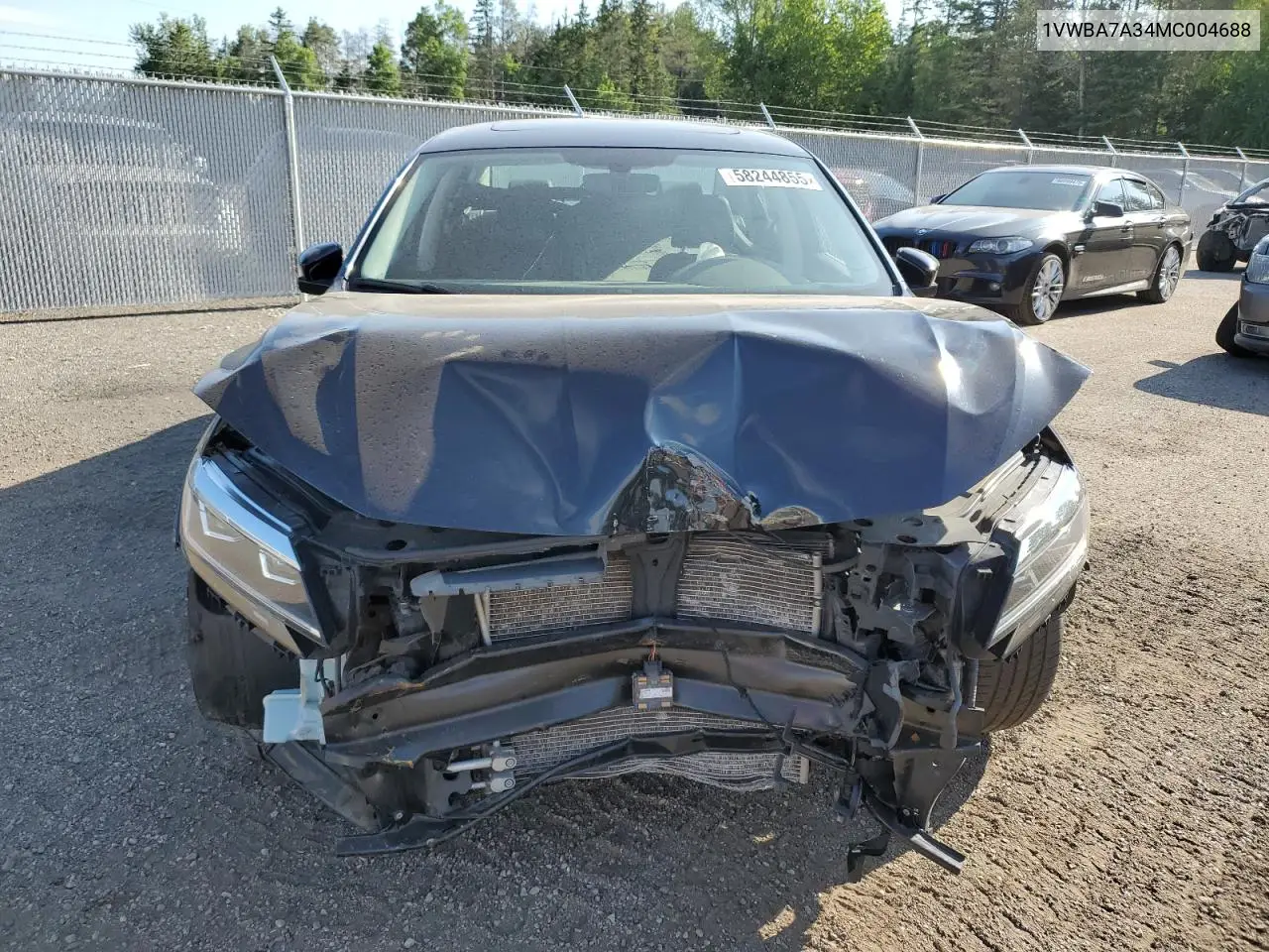 2021 Volkswagen Passat Highline VIN: 1VWBA7A34MC004688 Lot: 58244855