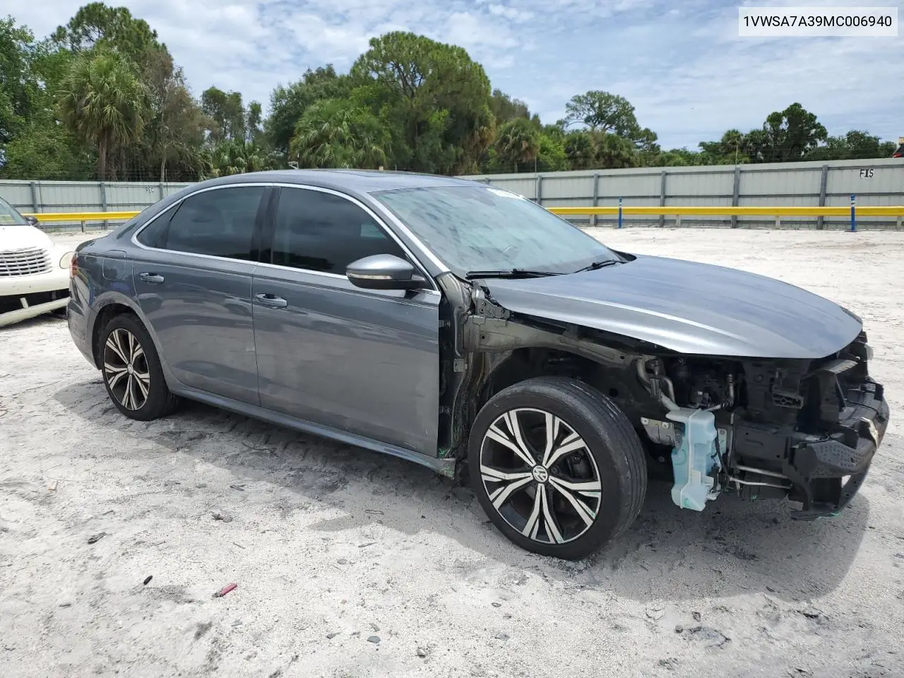 2021 Volkswagen Passat Se VIN: 1VWSA7A39MC006940 Lot: 62538885