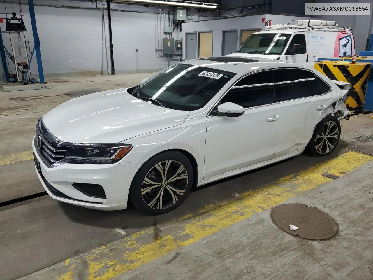 2021 Volkswagen Passat Se VIN: 1VWSA7A3XMC013654 Lot: 62854325