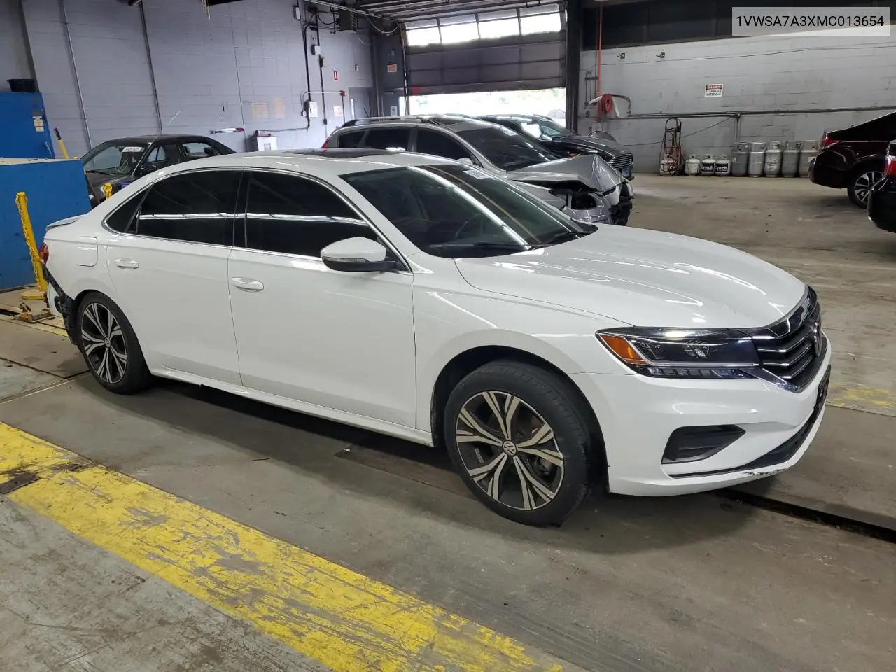 2021 Volkswagen Passat Se VIN: 1VWSA7A3XMC013654 Lot: 62854325