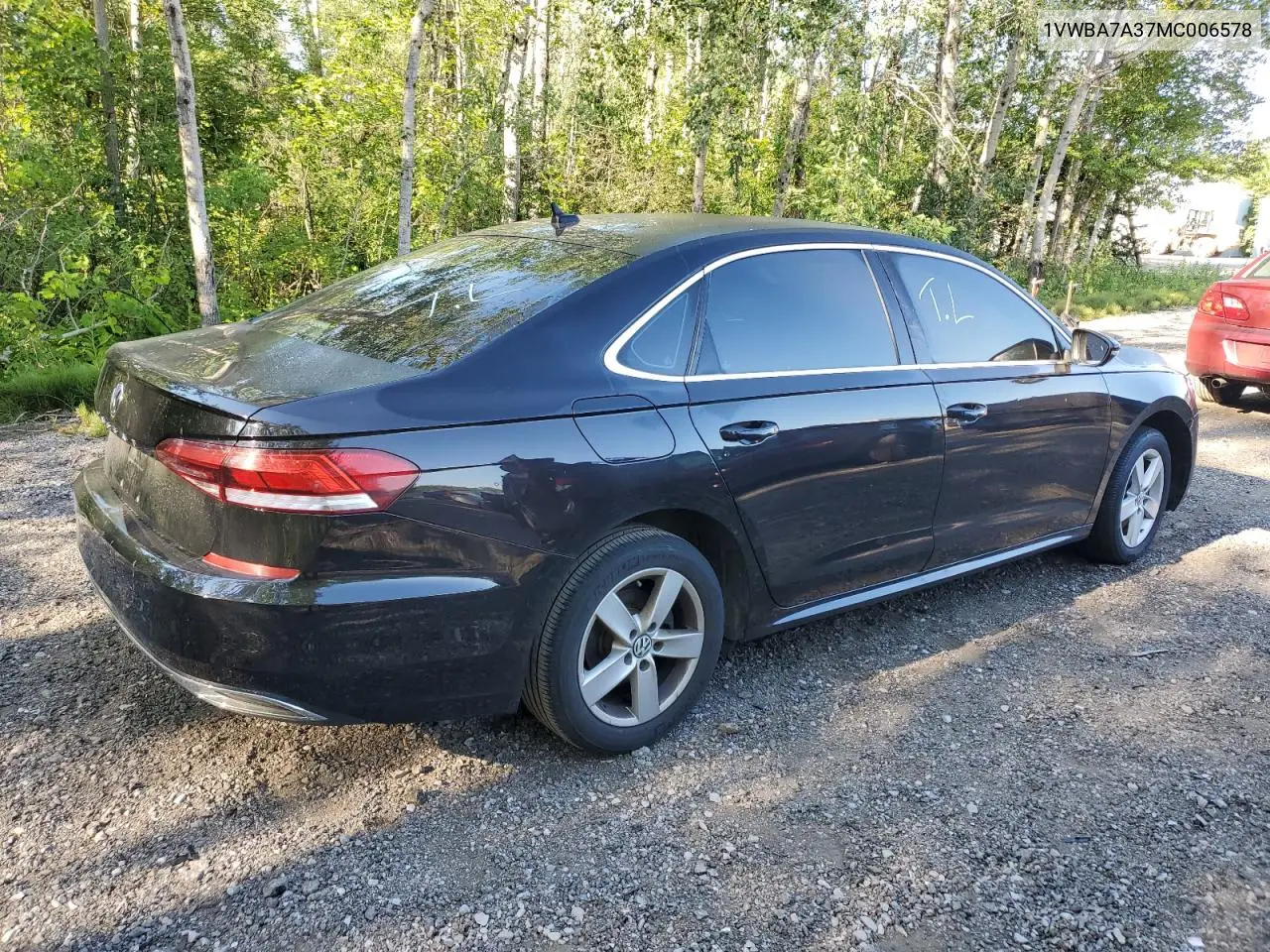 2021 Volkswagen Passat Highline VIN: 1VWBA7A37MC006578 Lot: 65994155