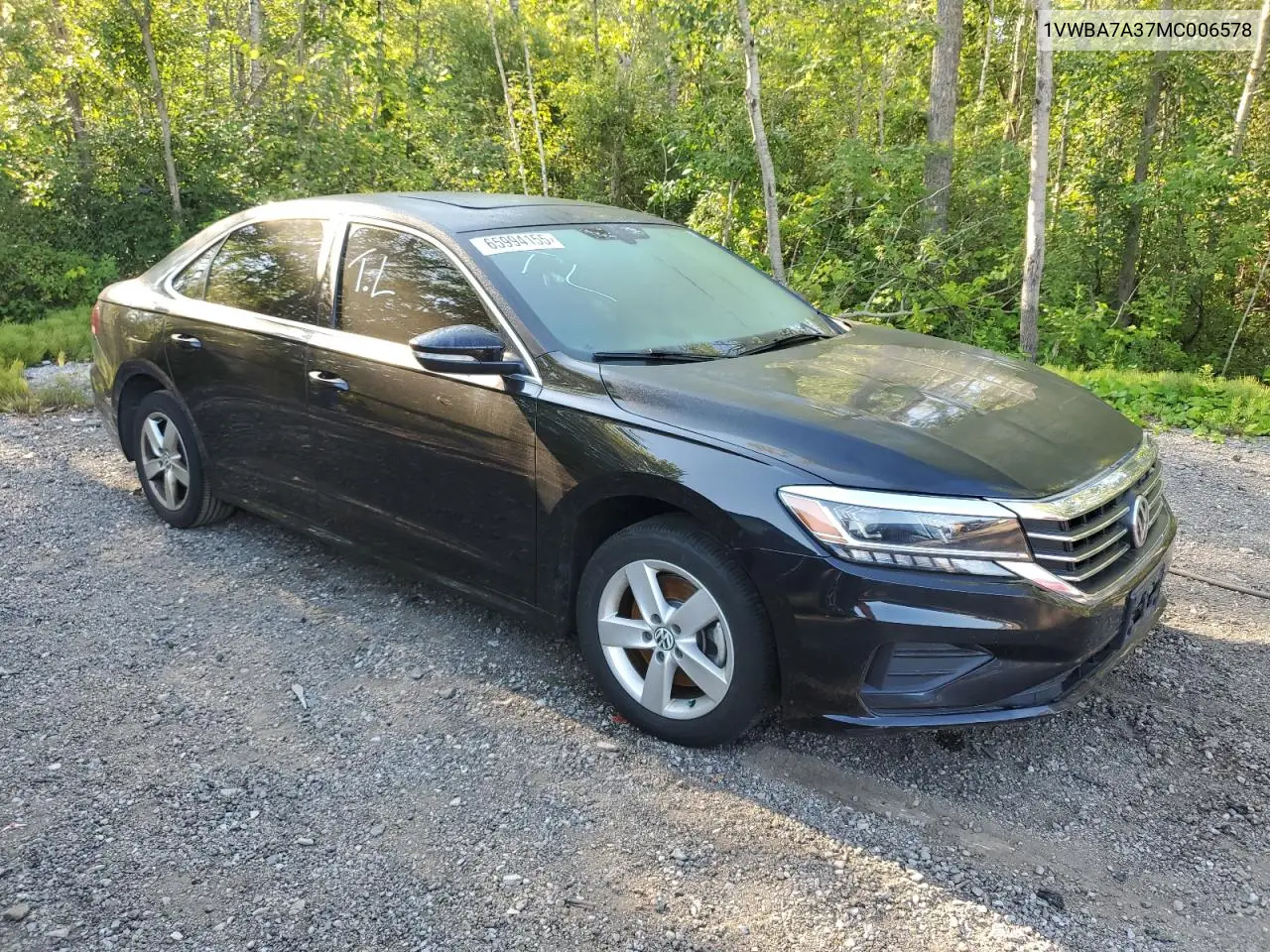 2021 Volkswagen Passat Highline VIN: 1VWBA7A37MC006578 Lot: 65994155