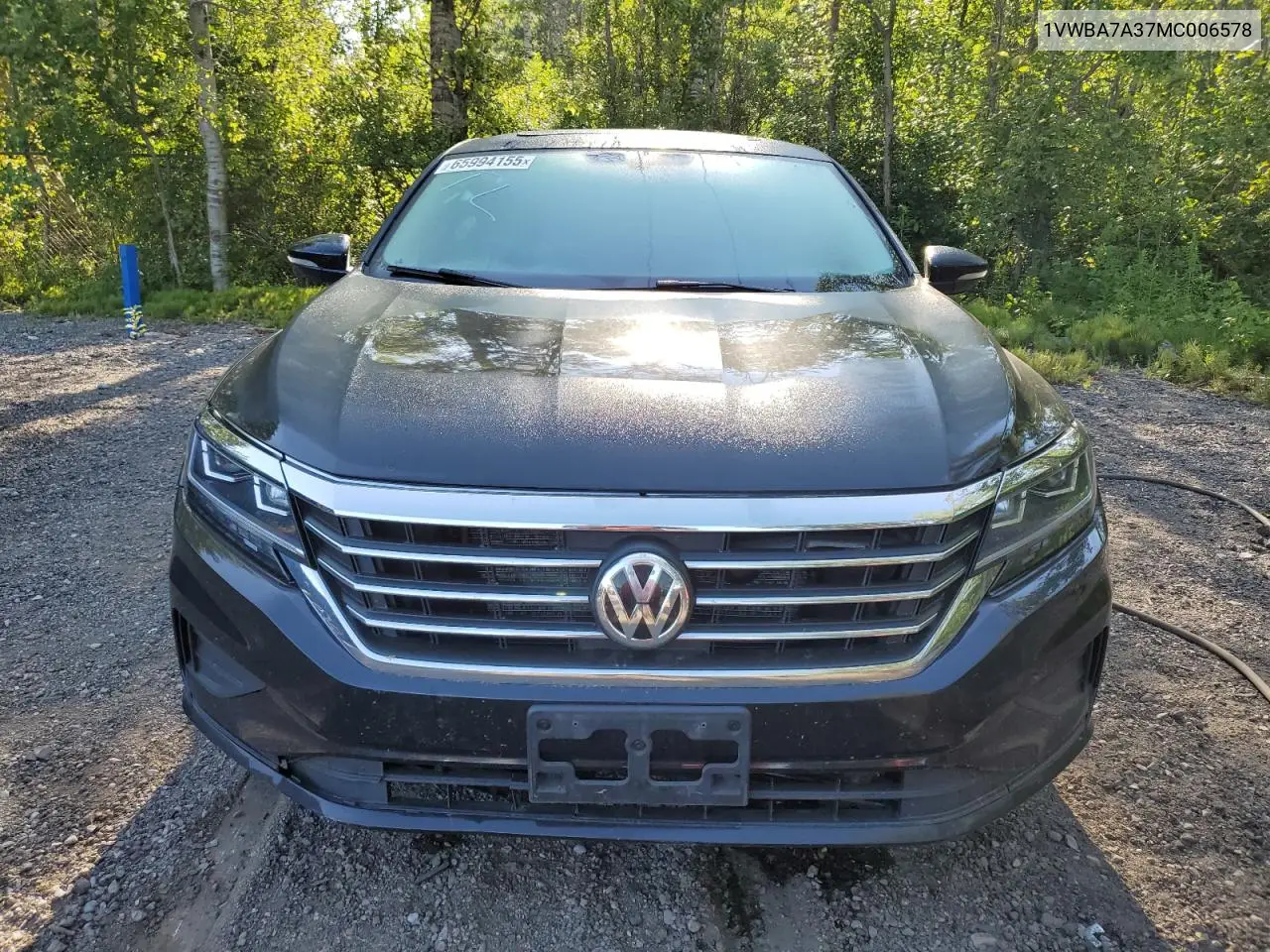2021 Volkswagen Passat Highline VIN: 1VWBA7A37MC006578 Lot: 65994155
