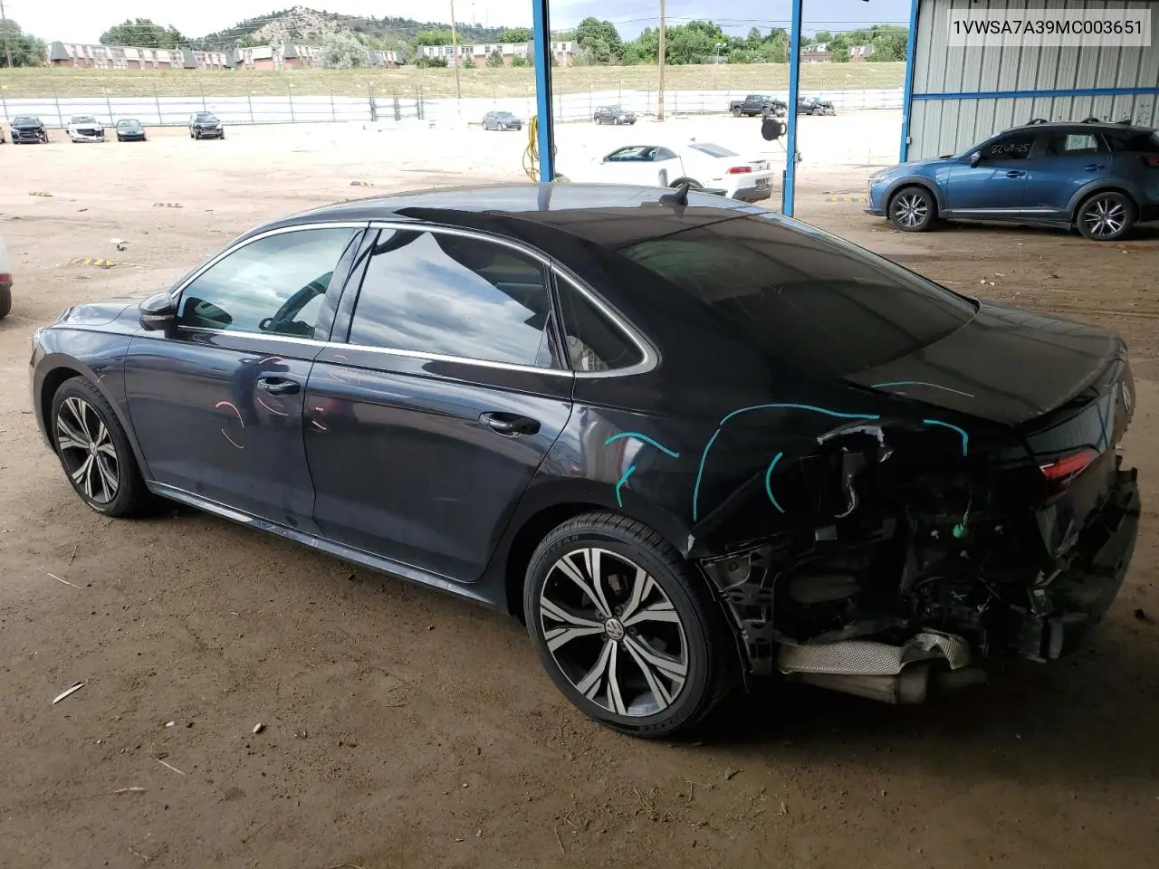 2021 Volkswagen Passat Se VIN: 1VWSA7A39MC003651 Lot: 66113365