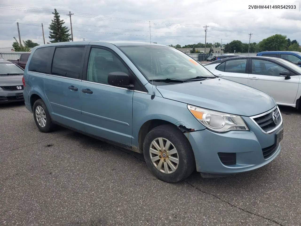 2009 Volkswagen Routan S VIN: 2V8HW44149R542933 Lot: 59342275