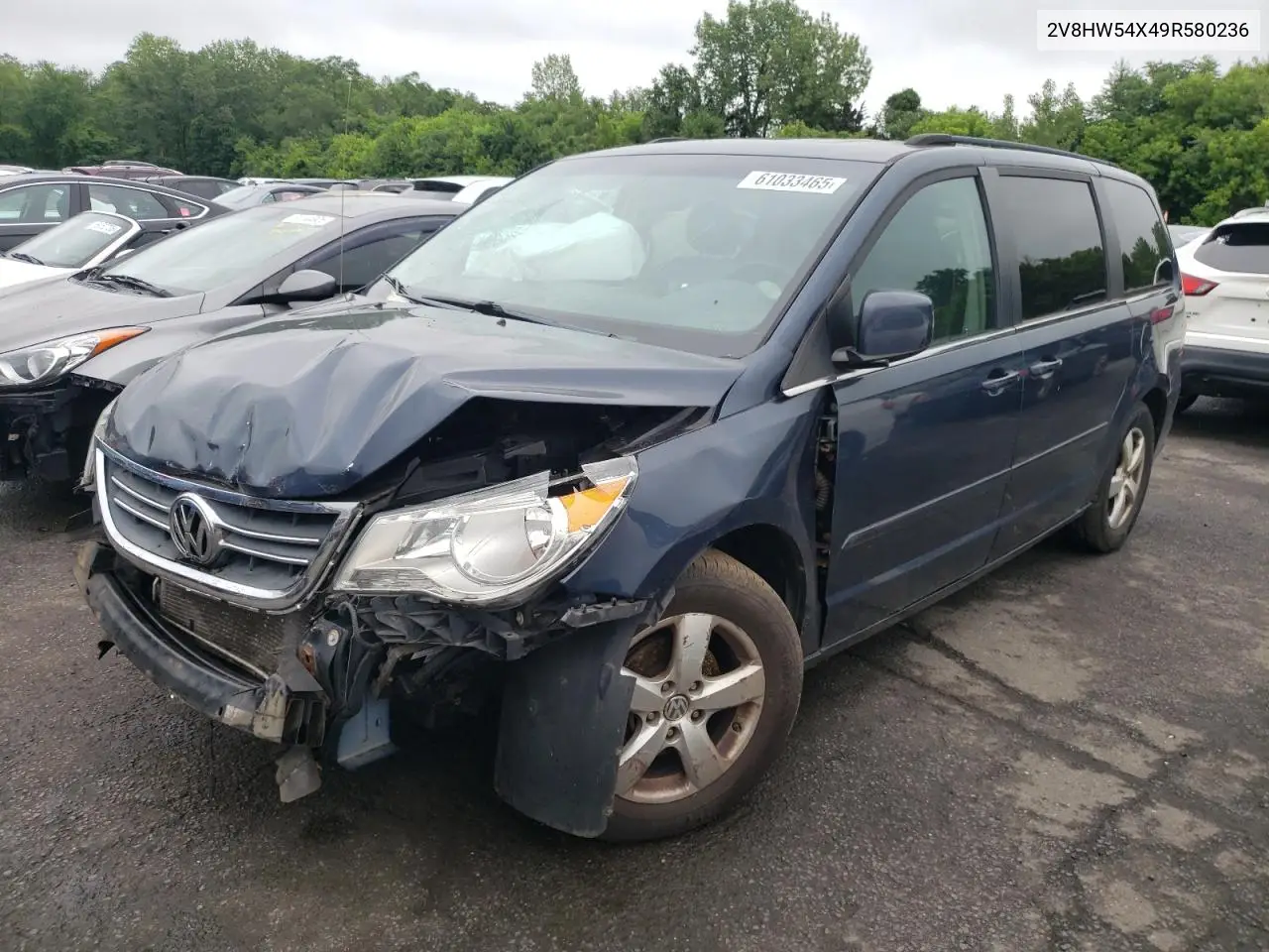 2009 Volkswagen Routan Sel VIN: 2V8HW54X49R580236 Lot: 61033465