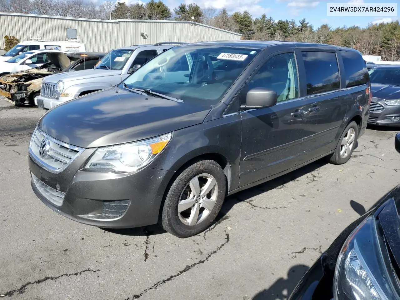 2010 Volkswagen Routan Sel VIN: 2V4RW5DX7AR424296 Lot: 47388935