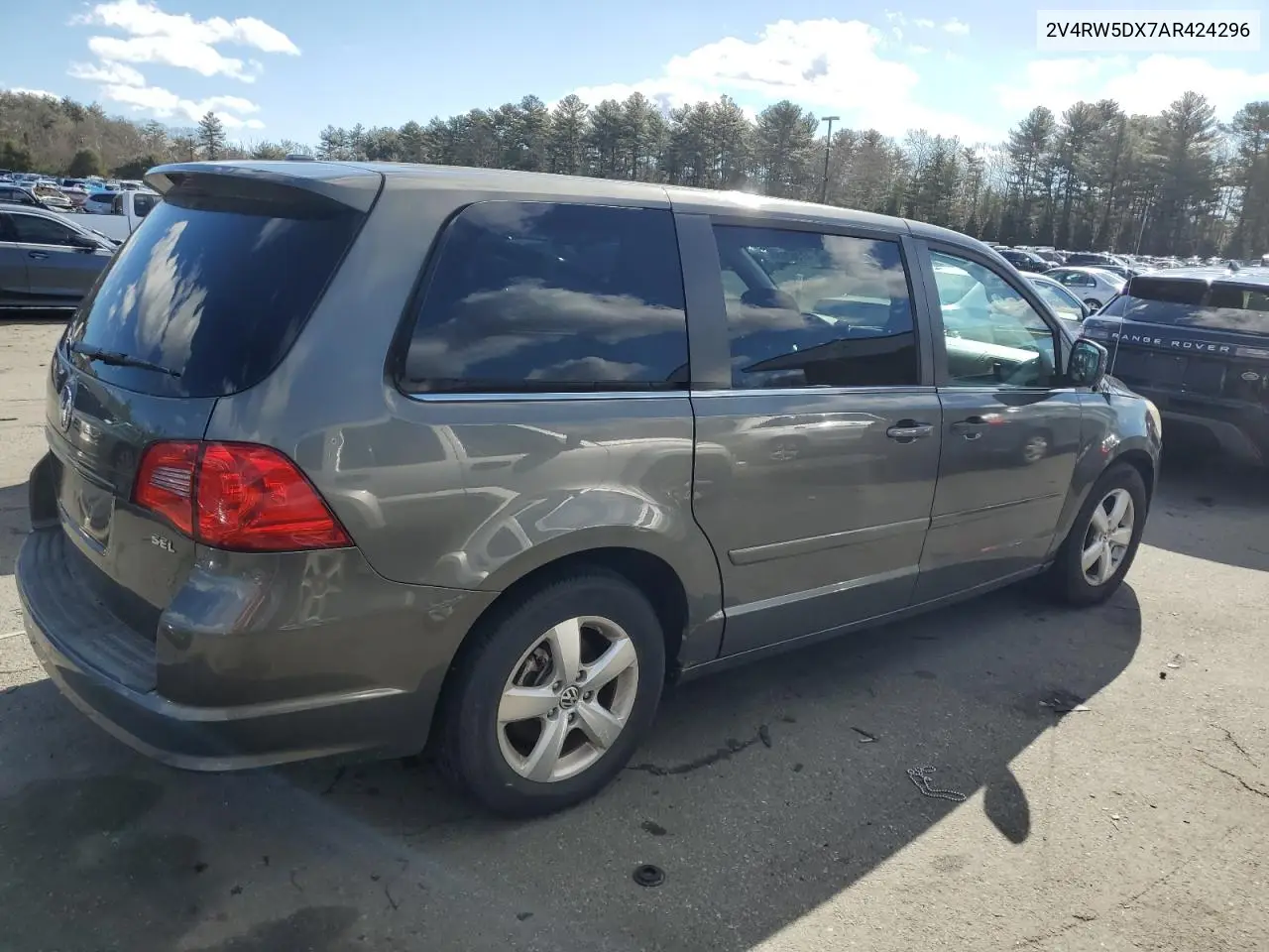 2010 Volkswagen Routan Sel VIN: 2V4RW5DX7AR424296 Lot: 47388935